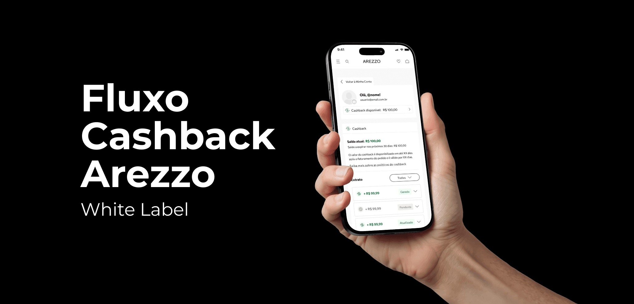 Fluxo Cashback Arezzo