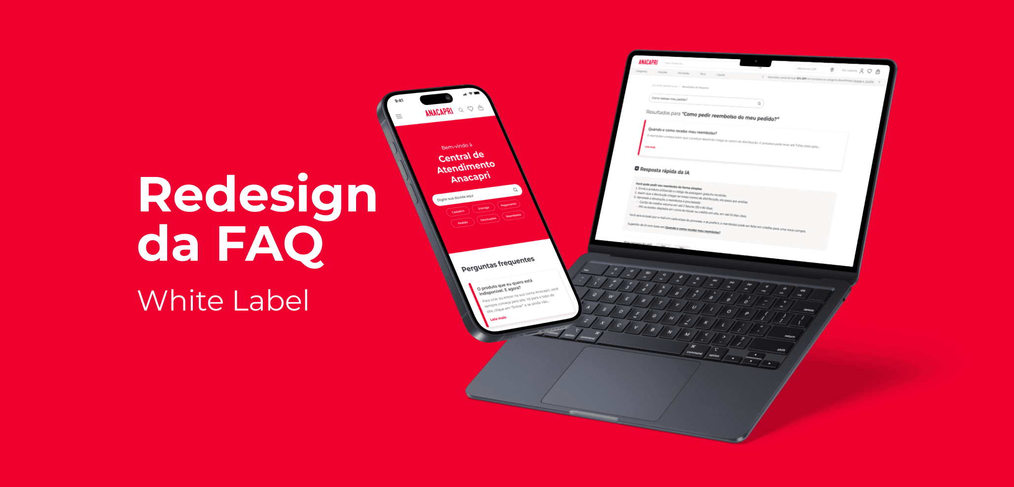 Redesign FAQ Marcas